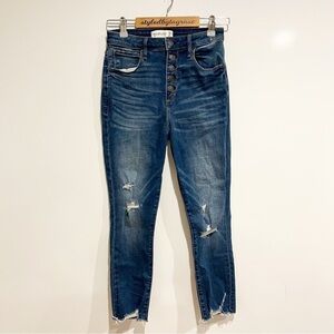 Abercrombie & Fitch Curve Love Super High Rise Skinny Jean